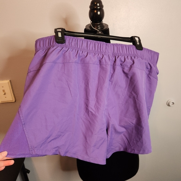 Athletic Works Size XL(16-18) Purple Shorts With Pockets Buttercore - Picture 3 of 6